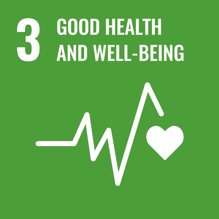 <b>SDG3 – GESUNDHEIT UND WOHLERGEHEN</b><br>Ein gesundes Leben für alle Menschen jeden Alters gewährleisten und ihr Wohlergehen fördern